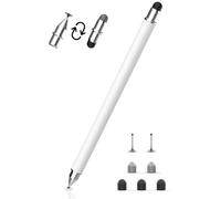 MEKO Stylus Pens for Touch Screens, 3 in 1 Magnetic Rubber,Fiber,Disc Tips