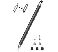 MEKO Stylus Pens for Touch Screens, 3 in 1 Magnetic Rubber,Fiber,Disc Tips