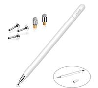 MEKO Stylus Pens for Touch Screens, Tablet Pencil with Magnetic Cap, High Sensitivity & Fine Point Universal for Android/Phone/iPad Pro/Air/Samsung/and All Devices (White)
