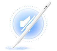 MEKO Ultra-Quiet Pencil for Apple iPad 2018-2026, 2X Fast Charge Stylus Pen for iPad a16 Compatible with iPad 6th-11th Gen, Pro 12.9/11/13/ M4/ M5, Air 3/4/5/M2/M3, Mini 5-7th Gen, Palm Rejection