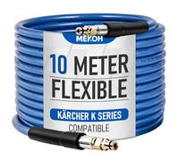 MEKOH Pressure Washer Hose 10m for Karcher K Series (K2 K3 K4 K5 K7) - Longer, Flexible Extension & Replacement High Pressure Hose, Quick Connect Pressure Washer Accessories, for Car & Patio Cleaning