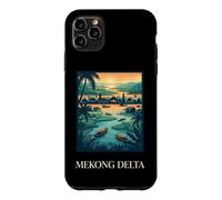 Mekong Delta River Village Tropical Sunset Design Case for iPhone 11 Pro Max