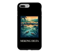Mekong Delta River Village Tropical Sunset Design Case for iPhone 7 Plus/8 Plus