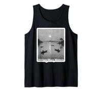 Mekong River Sunset Vietnam Travel Artwork Tank Top