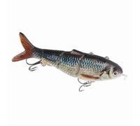 MEKOTRIN Recharged Robot Lure, Multiple Multiple-electrofish-lure with Green LED Light, for Day and Night, Swims Autonomous, 5 Parts Connected