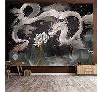 MEKPAM Vintage Room Decor Tapestry Chinese Dragon Totem Home Living Room Dorm Bedroom Decor Aesthetic Cute Blanket 230X180Cm/90X71 Inch