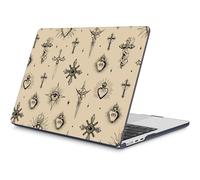 Mektron for 2025 M4 MacBook Air 13.6 Inch A3240 Case Fits 2023 A2681 M2 2024 A3113 M3 Chip with Liquid Retina Display Touch ID, Printed Plastic Hard Shell Cover for MacBook Air 13.6", Evil Eye