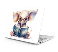 Mektron Printed Case for 2025 Microsoft Surface Laptop Windows 11 Copilot+ PC Surface Laptop 13 inch Touchscreen Display Cover Fits Model 2095, Cute Elephant C342