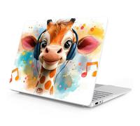 Mektron Printed Case for 2025 Microsoft Surface Laptop Windows 11 Copilot+ PC Surface Laptop 13 inch Touchscreen Display Cover Fits Model 2095, Cute Giraffe