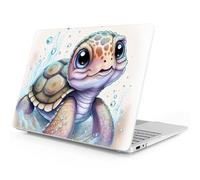 Mektron Printed Case for 2025 Microsoft Surface Laptop Windows 11 Copilot+ PC Surface Laptop 13 inch Touchscreen Display Cover Fits Model 2095, Cute Turtle