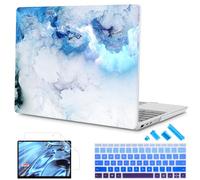 Mektron Surface Laptop Go 12.4 inch Case Compatible with Go 3/2/1 Microsoft Surface Laptop 12.4" Cover 2023-2020 Releases Model 1943/2013 Plastic Hard Shell Case, Cloud & Lightning