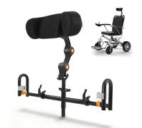 Mekturm Adjustable Wheelchair Headrest, Breathable Wheelchair Cosy Neck Support Head Pillow Cushion, Headrest Backrest for Universal Wheelchairs