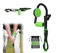 Mekturm Golf Swing Training Aid, 2 in 1 Golf Training Aid for Posture Correction Exercises, Helps Train Proper Swing Mechanics, Portable Posture & Motion Correction Aid, Ideal for Beginners