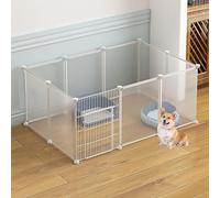 MekUk Cat Houses Cat Cages, Indoor DIY Cat Playpen Cat Enclosure Small Animals Cages Kitten Crate Indoor Use Pet Cages Ferret Cage(111x75x47cm)