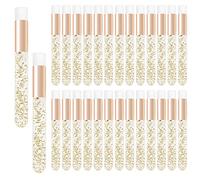 Mekupeu 30 Pcs Crystal Lash Extension Cleanser Shampoo Brushes