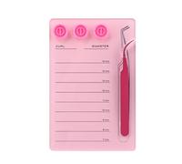 Mekupeu Acrylic Eyelash Extension Pallet Kits, Grafting False Eyelash Organizer Extension Pad Lash Tray,Magnetic Tweezer Holder - Durable Eyelash Extension Storage Organizer. (#7)