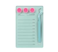 Mekupeu Acrylic Eyelash Extension Pallet Kits, Grafting False Eyelash Organizer Extension Pad Lash Tray,Magnetic Tweezer Holder - Durable Eyelash Extension Storage Organizer. (#5)