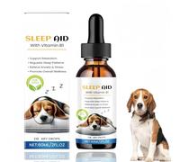 Mel/atonin for Dogs,Dog Sleep Aid & Anxiety Relief for All Breeds,Dog Calming Mel/atonin for Noise,Fireworks,Separation & Travel Stress,Promotes Relaxation,Liquid Me/latonin Drops for Puppies & Dogs