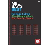 Mel Bay's Best Full-Page 4-String Chord Diagram. Banjo.: Book with Tear out Sheets