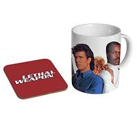 Mel Gibson Lethal Weapon Ceramic Coffee Mug + Coaster Gift Set …