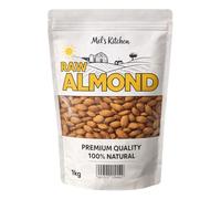 Mel’s Kitchen Raw Californian Almonds 1kg | Premium Quality Whole Almonds | 100% Natural | Ideal for Snacking, Baking & Cooking