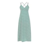 Mela London Mela Green Ditsy Print Midi Dress with Side Split 16 Green