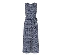 Mela London Mela Navy Ditsy Daisy Sleeveless Culotte Jumpsuit 20 Navy