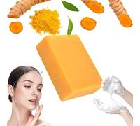 Melaglo Turmeric Brightening Soap, Melaglow Rich Skin Brightening Soap, Lemon Turmeric Kojic Acid Soap, Deep Cleansing Turmeric Soap for Face & Body, Keep Skin Moist, Smooth (2)