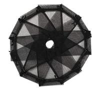 melairo 100PCS Black Organza Gift Bags 9X12cm, Mesh Wedding Favour Bags with Drawstring for Jewelry Makeup Candy Baby Shower