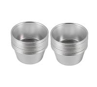melairo 20 Pieces Individual Molds Pudding Molds Cups Mini Chocolate Molten Pans Non-Stick Cupcake Cake Cookie Pudding Mold