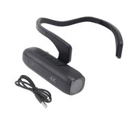 melairo 4K 30FPS Head Mounted Camera Wearable WiFi Video Camcorder Camera 120°Wide Angle Lens Anti-Shake APP Control Camera