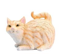 melairo Cat Butt Tissue Holder - Tabby Cat Square Tissue Box Cover- Cute Bathroom Accessories A