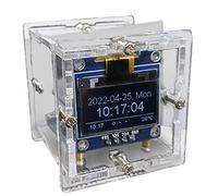 melairo ESP8266 DIY Electronic Kit Mini Clock OLED Display Connect with Shell DIY Soldering Project