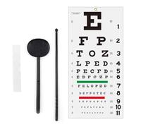 melairo Eye Chart, Eye Chart No Fading for School Home Physical Examination Center Visual Acuity Measuring Educational