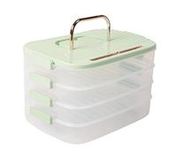 melairo Refrigerator Freezer Box Food Grade Dumpling Freezer Box Kitchen Accessories Organizer Green