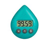 melairo Silent Non-Ticking Battery Operated Shower Timer, Waterproof Digital Timer, Small Size Cute Timer Green Easy to Use