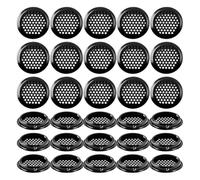 melairo Soffit Vents 2 Inch Round Air Ventilation Mesh Hole Louvers Stainless Steel 30Pcs for Kitchen Bathroom Cabinet for Shoes
