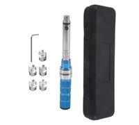 melairo Spoke Torque Wrench 2-10 NM Motorcycle Spoke Wrench Set Steel Torque Wheel Spoke Spanner with Storage Box, 5.0-6.8mm