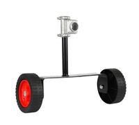 melairo Universal Metal Wheels for String Trimmer Grass Eater Weed Adjustable for Tube 26mm(1inch) 28mm(1.1inch)