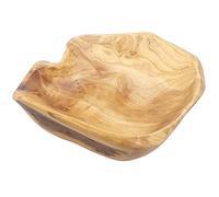melairo Wooden Fruit Salad Serving Bowl Hand-Carved Root Bowls Living Room Real Wood Candy Bowl 25-29cm