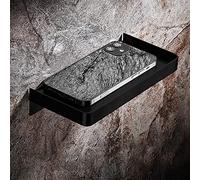 Melairy Shower Shelves no Drilling SUS 304 Stainless steel Bathroom Shelf Rectangular Shower Caddy Storage Organizer Nail Free Self Adhesive Rustproof Bathroom Accessories Black