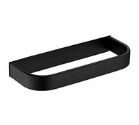 Melairy SUS 304 Stainless Steel Towel Ring Black Finish Self adhesive Bathroom Towel Rack,for Toilet and Bathroom