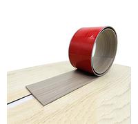 Melairya LKYJD Door Flat Transition Strip, Self Adhesive Flooring Transitions, 7.6cm, Vinyl Floor Edge Trim Laminate Floor Gap Covering Joining Strip(E,L: 5m x W: 7.6cm)