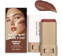 Melambo Skin Tint, Melambo Beauty Balms Serums, Serum Boosted Skin Tint Balm, Hydration Beauty Balm Face Stick, Full Coverage Concealer Balm, Moisturizing Serum Contour Natural Finish Makeup (#02)