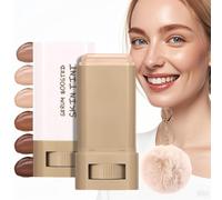Melambo Skin Tint, Melambo Makeup, Serum Boosted S-kin T-int Balm, Solid Tinted Moisturizing Serum Contour Stick Foundation Face Sticks, Foundation Stick Beauty Balm S-erum Boosted Skin (03, 18g)