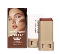 Melambo Skin Tint, Serum Boosted Hydration Beauty Balm, Foundation Stick Beauty Balm Boosted Skin Tint, Solid Tinted Moisturizing Serum Contour Face Stick for Women (02)