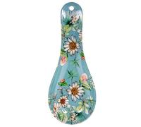 Melamine Daisy Meadow Spoon Rest Home Kitchen Utensils Tidy Holder Resting Tools