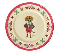 Melamine dessert plate - Rice x Nathalie Lété Pink one size