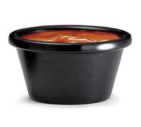 Melamine Ramekins Black 4oz | Condiment Pot, Condiment Bowl, Sauce Ramekin, Dip Bowl, Sauce Dish, Dip Dish, Dipping Bowl, Dipping Dish, Dip Bowl