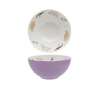 Melamine Salad Bowl 3L Large Serving Bowl Shatterproof Large Melamine Mixing Bowl 3L Kitchenware Shatterproof Salad Bowl 3L for Outdoor Picnic Use 3L Capacity Round Bowl 26cm Wide Mouth Design(Purple)